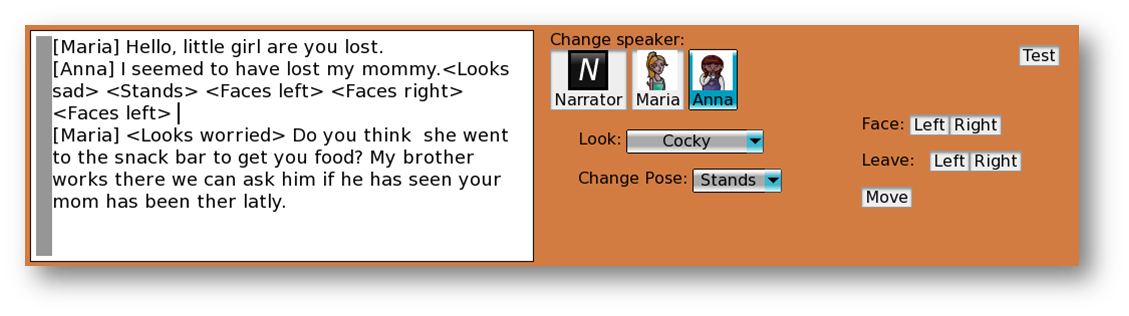 The Broadway input textbox in action